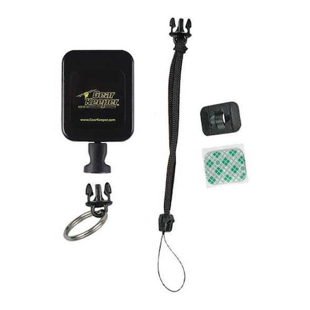 Gear Keeper Radio Retractor, 32inL, Black, Plastic/SS RT2-5312