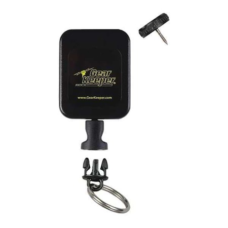 Gear Keeper Retractor, 32inL, Black, 9/16lb, SS RT4-0024