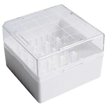 Wheaton Freezer Box, White, PK10 W651702-W