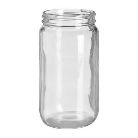 Wheaton Safety Coated Jar, 16 oz, PK12 216639