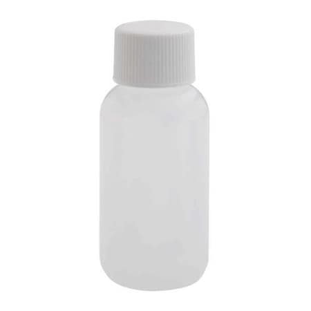Zoro Select Round Plastic Bottle, 60mL, PK72 221144