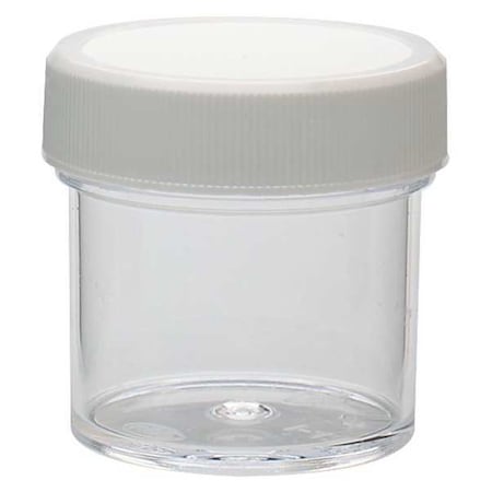 Wheaton Plastic Jar, 30mL, PK72 W209912