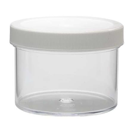 Zoro Select Plastic Jar, 250mL, PK36 W209915