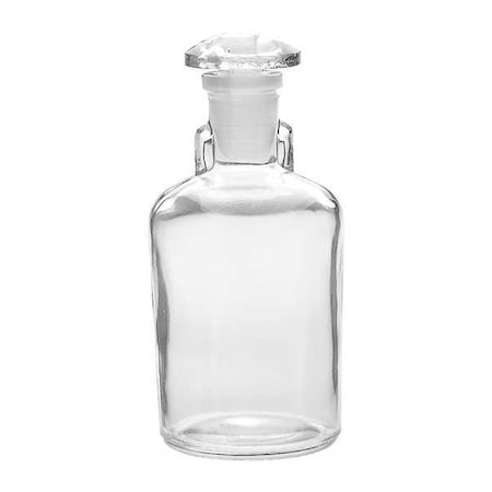 Wheaton Dropper Bottle, 100mL, Clear, Round, PK6 W211735