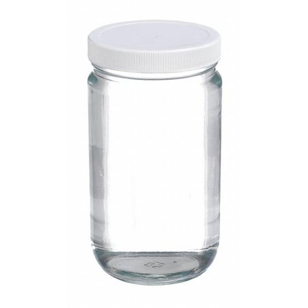 Wheaton Glass Jar, 32 oz, PK12 W216918