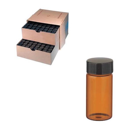 Wheaton Sample Vial, 40mL, PK72 W224605