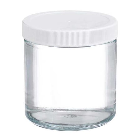 Wheaton Glass Jar, 16 oz, PK12 W216911