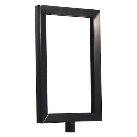 Visiontron Sign Frame, Black, 7in. L x 11 in. H FR711HDSB