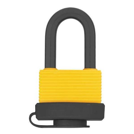 Zoro Select Padlock, Keyed Different, Standard Shackle, Rectangular Aluminum Body, Steel Shackle, 13/16 in W 48JP99