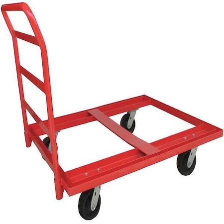 Zoro Select Pallet Dolly, 48x48, Cap 3600 lb, w/Handle 48J087