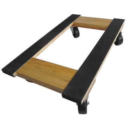 Zoro Select General Purpose Dolly, 30x18, Hardwood 48J072