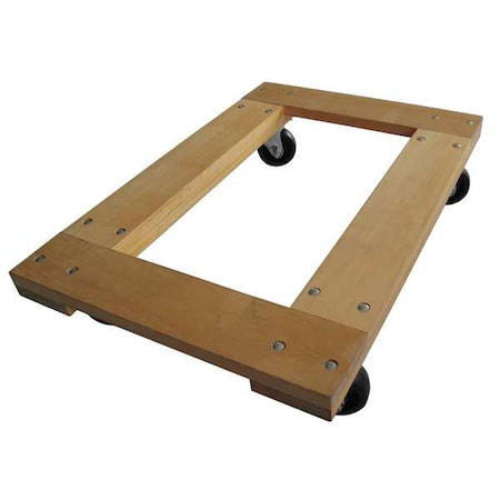 Zoro Select General Purpose Dolly, 24x16, Hardwood 48J062