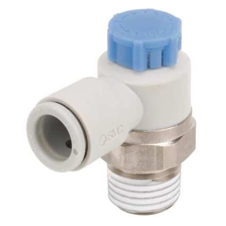 Smc Speed Control Valve, 5/32 In Tube, 1/4 In AS2211F-N02-03SA