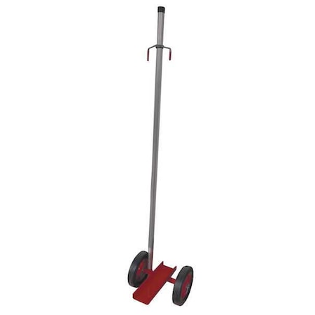 Zoro Select Panel Dolly, Cap 150 lb, 12x21-3/4, Steel 48J127