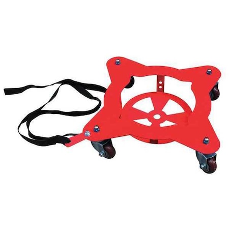 Zoro Select Pail Dolly, Cap 100 lb, 5 gal Drum 48J134