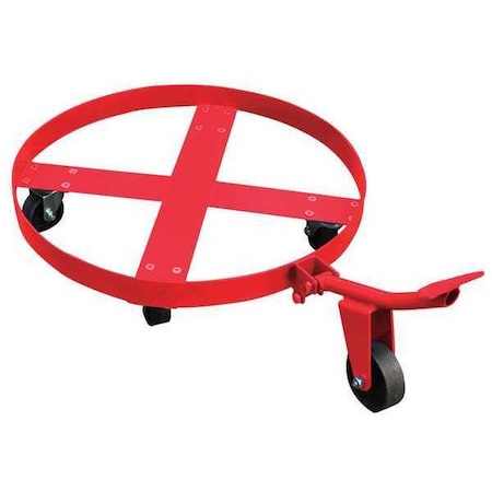 Zoro Select Drum Dolly, Cap 900 lb, 55 gal Drum 48J138