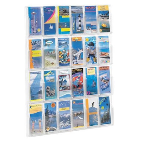 Safco Pamphlet Display, Clear 5601CL