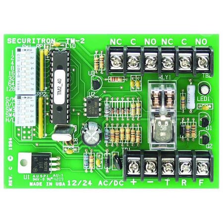 Securitron Multiple Function Timer, 12 to 24VAC/DC TM-2