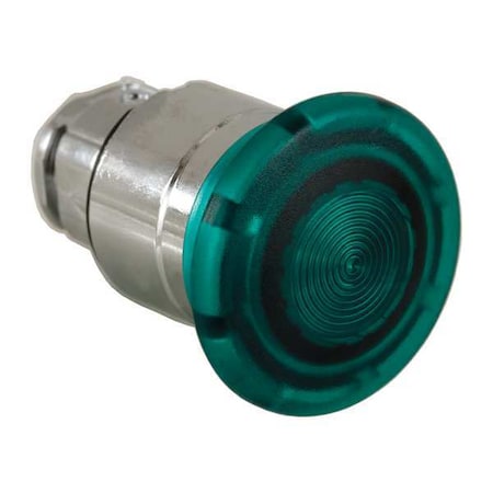 Schneider Electric Illuminated Push Button Operator, 22 mm, Green ZB4BW433