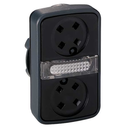 Schneider Electric Illuminated Multi-Head Operator, 22 mm, Rectangular ZB4BW7A9