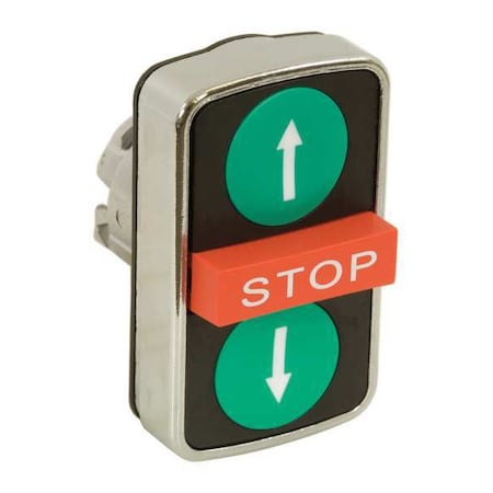 Schneider Electric Non-Illuminated Multihead Operator, 22 mm, Rectangular ZB4BA73134