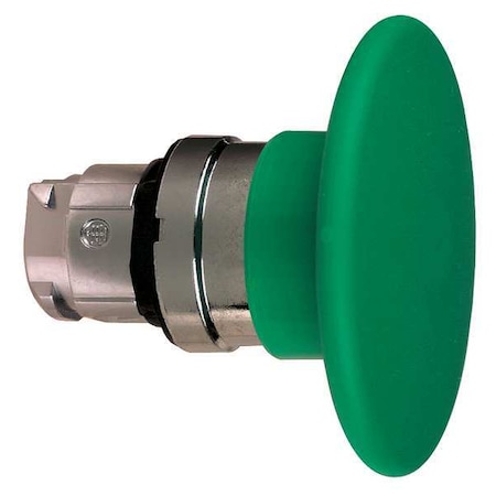 Schneider Electric Push Button Operator, Mushroom Head, Momentary Action, Not Applicable Release, Non-Illuminated ZB4BR3