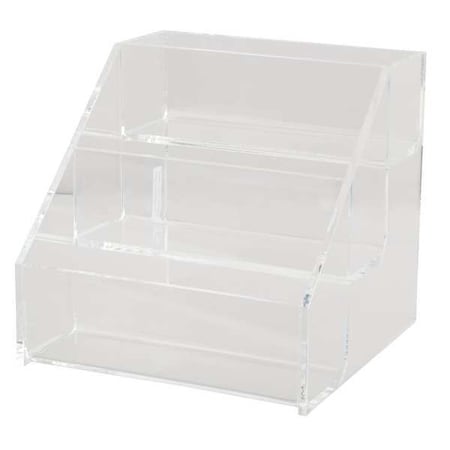 Clearform Reagent Vial Rack Step Shelf, Clear 7886 | Zoro