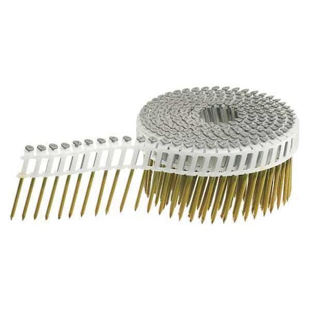 Senco Collated Framing Nail, 2-1/4 in L, 13 ga, Hot Dipped Galvanized, Flat Head, 15 Degrees, 3600 PK EL23ASBH