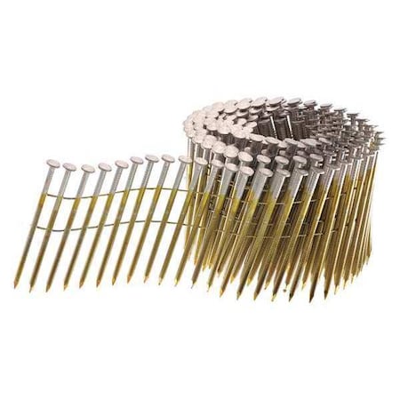 Senco Collated Framing Nail, 3 in L, 11 ga, Hot Dipped Galvanized, Flat Head, 15 Degrees, 2400 PK HL27ASBF