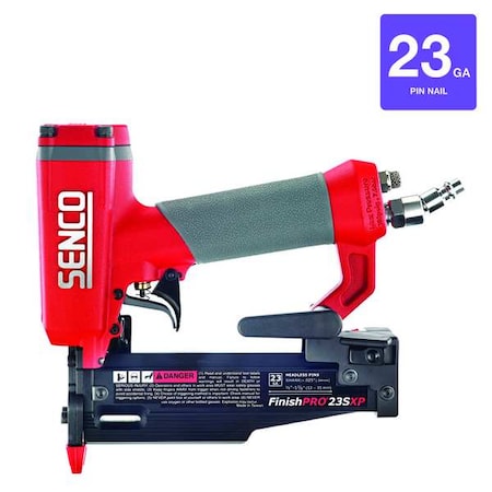 Senco Air Pin Nailer, Adhesive, 23 ga. FinishPro 23SXP