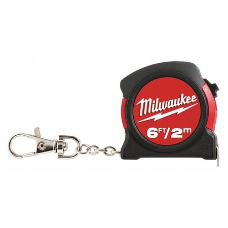 Milwaukee Tool 6 ft/2m Tape Measure, 13 mm Blade 48-22-5506C