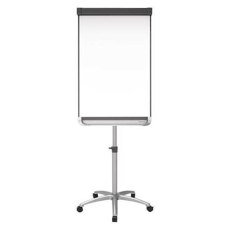 Quartet Dry Erase Board, Steel, 38 1/4 in, 27 in, Aluminum Frame, White, Gloss ECM32P2A