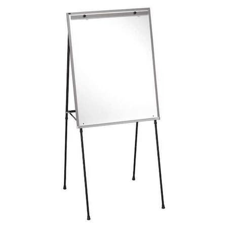 Quartet Dry Erase Board, Melamine, 29 in, 40 in, Plastic Frame, White, Gloss 81EA