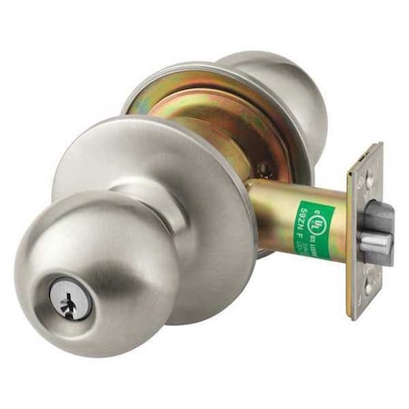 YALE Knob Lockset, Mechanical, Storeroom, Grd. 1 CA5405CK x 630