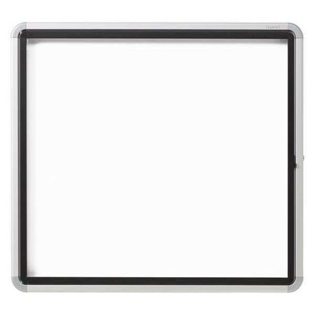 Quartet Steel Enclosed Bulletin Board 27"H, Glass EEHM2730