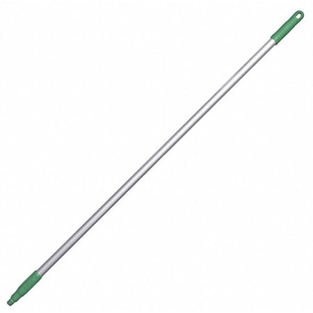 Tough Guy 49-57/64" Color Coded Handle, 1 in Dia, Green, Aluminum 48LZ12