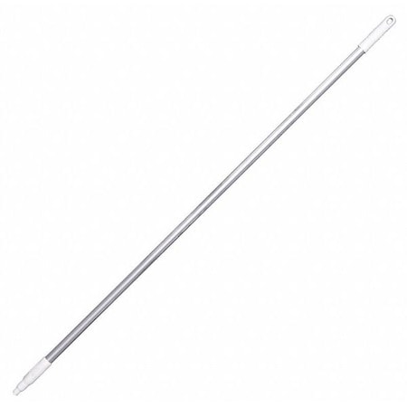 Tough Guy 59" Color Coded Handle, 1 in Dia, White, Aluminum 48LZ26