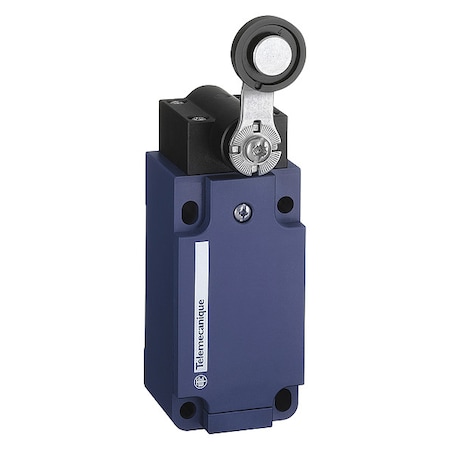 Telemecanique Sensors Limit Switch, Lever, Roller, 1NC/1NO, 3A at 240V AC, Actuator Location: Side XCKS131H7