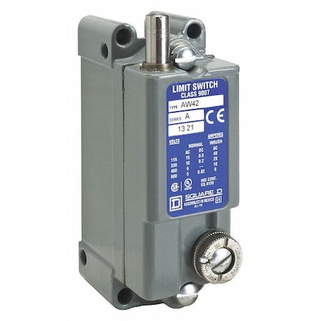 Telemecanique Sensors Limit Switch, NC-NO SPDT-DB, Form Z, 15A at 600V AC 9007AW42