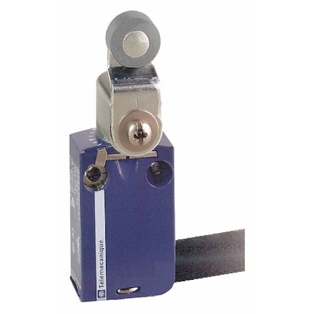 Telemecanique Sensors Limit Switch, Roller Lever, Rotary, 1NC/1NO, 6A at 240V AC, Actuator Location: Side XCMD2116L1