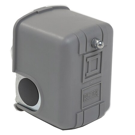 Square D Pressure Switch, (1) Port, 1/4 in MNPT, DPST, 100 to 200 psi, Standard Action 9013FHG49S1J59