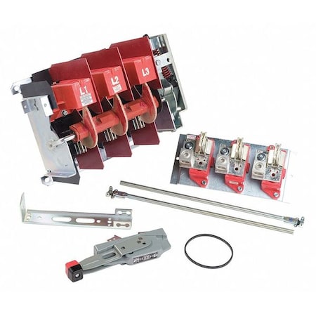 Square D Disconnect Switch, Fusible, Three Phase, NEMA 4, Steel 9422ATF12