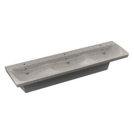 Bradley Bathroom Sink System, 94"x30"x27", Gray S93-734