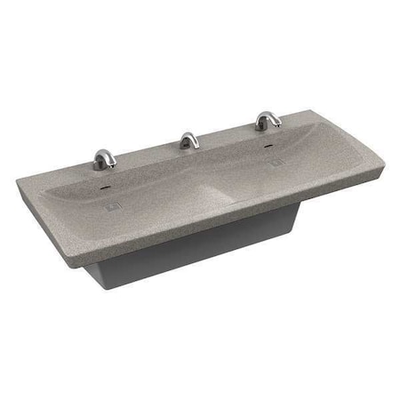 Bradley ELX 2-station Empire Gray Bowl S93-737