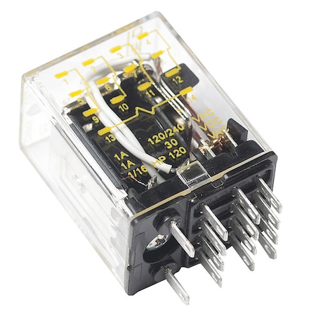 Square D Relay, 240VAC Coil Volts, 4PDT 8501RS24V20