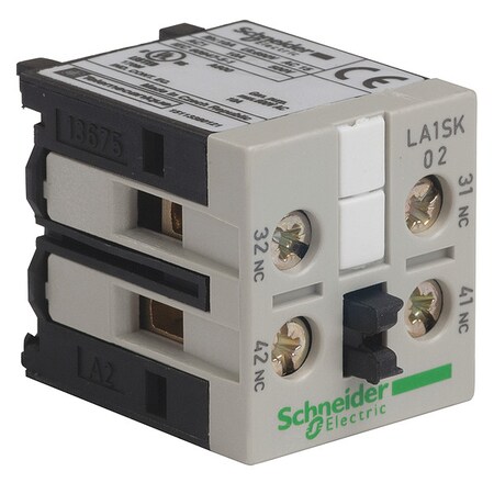 Schneider Electric Contactor Adder Deck 2Nc LA1SK02