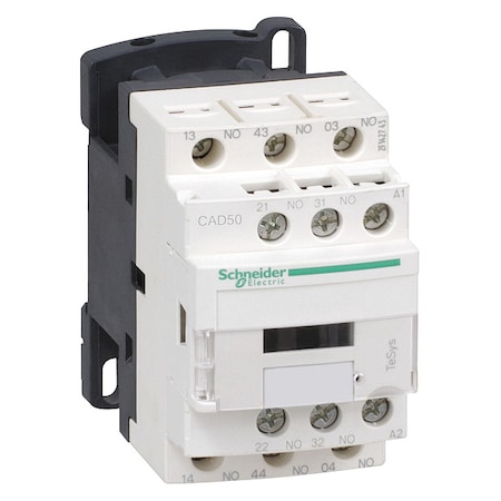 Schneider Electric TeSys Deca control relay - 5 NO - <= 690 V - 24 V DC low consumption coil CAD50BL