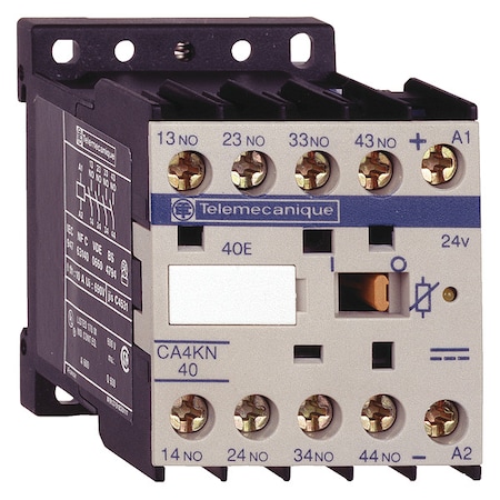 Schneider Electric Control Relay 600Vac 10Amp Iec +Options CA4KN22BW3