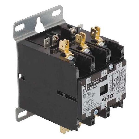 Square D Definite Purpose Magnetic Contactor, 600V AC, 3 P, 3 Phase 8910DPA33V02U1