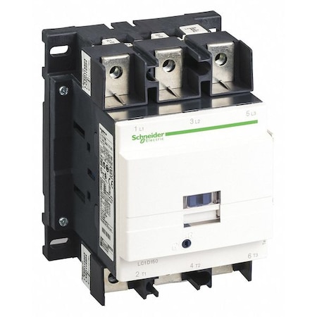 Schneider Electric IEC Magnetic Contactor, 1NC/1NO, 120V AC, 3 P, Non-Reversing, Screw LC1D1506G7